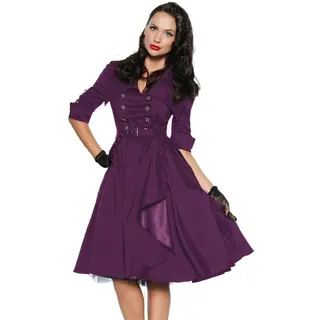 Chic Star - Rockabilly-Kleid - lila - XL - XL