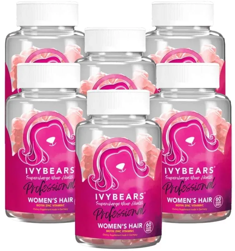 ivybears Women's Hair Vitamins Professional 6 month treatment (6 )