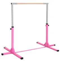 Homcom Gymnastik, Rosa, Metall, massiv, 121x194 cm, unisex, Outdoor Spielzeug