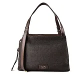 Armani Exchange Alice Henkeltasche Polyurethan Brown