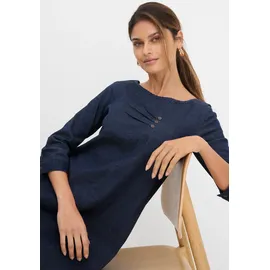 bonprix Jeanskleid Kleid Blau L