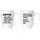 Brubaker Kaffeetasse 0,3 l Schwarz-Weiß 2 St.