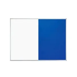 Franken Kombitafel 90 x 60 cm blau/weiß