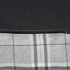 Beliani Sitzsack DROP LINEN Grau