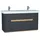 Vitra Waschtisch-Unterschrank 2 Vollauszüge 130 x 48 x 66,5 cm Anthrazit Matt