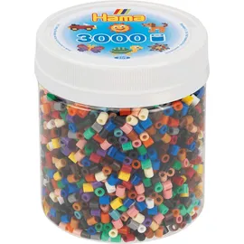 Malte Haaning Plastic A/S HAMA Bügelperlen Volltonmix 3.000 Perlen