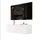 idohome TV-Lowboard 100x36x40 cm Weiß Holzwerkstoff