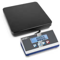 Kern Plattformwaage. Wägebereich bis max. 60kg Ablesbarkeit 20g. Mit Netzteil und Batterien.