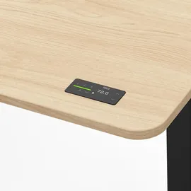 Yaasa Schreibtisch Desk Pro 160 x 80 cm Eiche hell/Schwarz