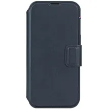 decoded iPhone 17 Leder Wallet Case Navy Shadow blau