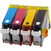 Ampertec 3 Kompatible Tinten ersetzt Canon CLI-521 Multipack CMY