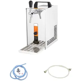 ich-zapfe Komplett Set - Zapfanlage, Bierzapfanlage PYGMY 25/K mit Membranpumpe, 1-leitig Trockenkühlgerät aus Edelstahl, 35 L/h, KeyKeg