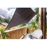WINDHAGER Sonnensegel WINDHAGER, grau (anthrazit), B:270cm H:140cm, Polyester, Sonnensegel, 140x270 cm, wasserabweisend