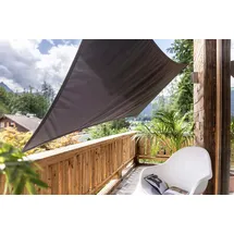 WINDHAGER Sonnensegel WINDHAGER, grau (anthrazit), B:270cm H:140cm, Polyester, Sonnensegel, 140x270 cm, wasserabweisend