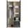 Priess Kleiderschrank Amsterdam 94 x 193 x 56 cm Schwarz