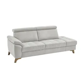 meinSofa Recamiére Chloris ¦ grau ¦ Maße (cm): B: 221 H: 107 T: 102.0
