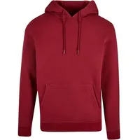 Build Your Brand Heavy Kapuzenpullover Burgundy L