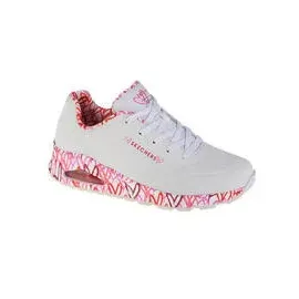 SKECHERS Uno - Loving Love white/red&pink 38,5