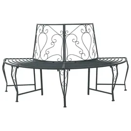 vidaXL Baumbank 160 x 80 x 89 cm Grau