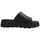 TAMARIS Damen Pantolette mit Keilabsatz Leder, schwarz, 42 EU