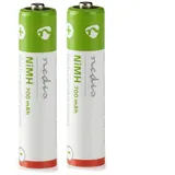 2x Wiederafladbare Batterie Akku AAA HR03 1,2V für Telefon Gigaset