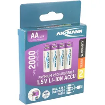 Ansmann Mignon AA 2000 mAh 4 St.