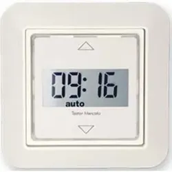 Kaiser Nienhaus Rollladensteuerung m. LCD Tagesprg.+Mem/Zufall Tastor Mercato rws