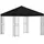 vidaXL Pavillon 3 x 3 m Schwarz