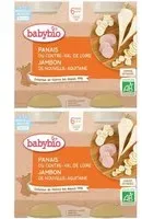 Babybio PANAIS DU CENTRE-VAL DE LOIRE JAMBON NOUVELLE-AQUITAINE dès 6 mois 2x400 g