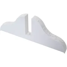 Mendler Standfuß für Paravent, Ständer Paraventhalter, weiß ~ 3er Set