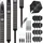 Unicorn Information System Unicorn Steeltip Profi Dartpfeile Set | Gary 'The Flying Scotsman' Anderson Noir | 90% Tungsten Barrels mit schwarzer Titanbeschichtung | 25g