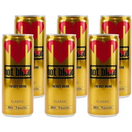 Hot Blood Classic Energy Drink 24x 250ml