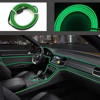 Kmruazre El Wire Lights Neonlichter für Auto-Farben: Rot, Gelb, Grün, Blau, Lila, Rosa, Weiß, Eisblau (Grün)