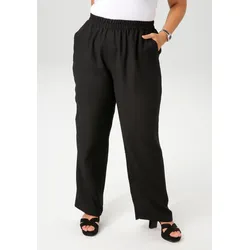 Aniston PLUS Schlupfhose, aus strukturierter Ware Aniston PLUS schwarz 52