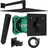 Hansgrohe DuoTurn E | BOFLER Unterputz Duschsystem #49, Armatur, I-BOX 2, Regendusche 30x30cm, Handbrause, Brauseschlauch, Brausehalter, matt schwarz