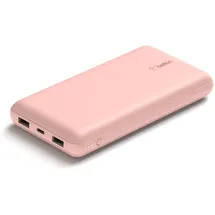 Belkin BoostCharge Powerbank 20000 mAh, 15 W, rosa