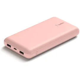 Belkin BoostCharge Powerbank 20000 mAh, 15 W, rosa