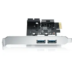 CSL USB-Adapter, 2 Port USB 3.2 Gen1 PCI Express Controllerkarte, 2 Schnittstellen