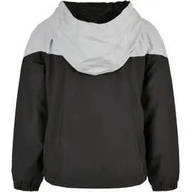 URBAN CLASSICS Boys 2-Tone Tech Windrunner Asphalt/Black 134-140