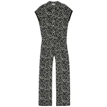 STREET ONE Gemusterter Jumpsuit - 36W / 30L