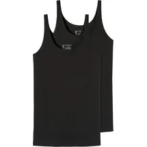 SCHIESSER 2P 95-5 2er Pack, U-Ausschnitt, uni, für Damen