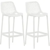 CLP Barhocker Air 2er Set  weiß