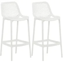 CLP Barhocker Air 2er Set  weiß