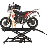 Trutzholm Hydraulische Motorradhebebühne XL 560 kg Scherenhub Breite 60,5 cm Motorradheber Rampe in Schwarz