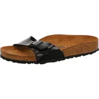 Birkenstock Madrid Birko-Flor Lack schmal schwarz lack 36