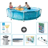 Frame Pool Rund - 305x76 Cm - 7-teilig  S236