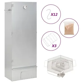 vidaXL Räucherofen grau