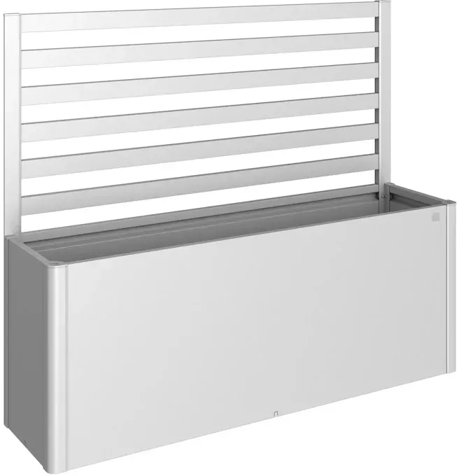 Biohort Rankgitter für Pflanzbeet Belvedere Gr. 200 (MINI, MIDI und MAXI) und Hochbeet 2 m Seite, silber-metallic