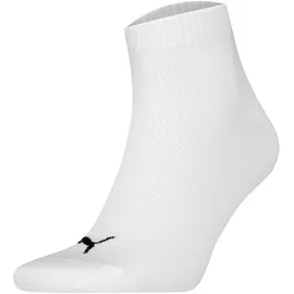 Puma Socken Quarter Plain ECOM 6er Pack Weiß 43-46