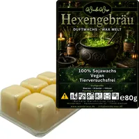 WonderWax Duftwachs Wax Melts für Duftlampe, 6 Würfel Duftmelt Wachsmelt Sojawachs Duftwachs Würfel für Raumdüfte, Wachs Duftöl Winter Indoor Schmelzen für Aromalampe Hexengebräu